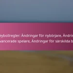 Volleybollregler: Ändringar för nybörjare, Ändringar för avancerade spelare, Ändringar för särskilda behov